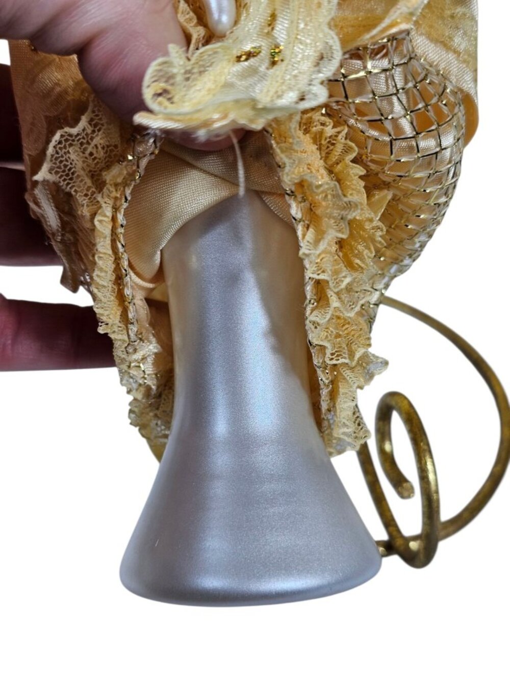 Kurt S. Adler The Mystique Collection Glass Ornament 8" Lady Victorian Dress VTG - Picture 3 of 9